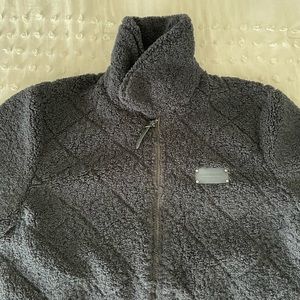Mens Scotch & Soda Sherpa Fleece Bomber Jacket